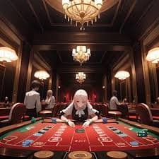 Dealer live casino profesional dalam permainan kasino langsung